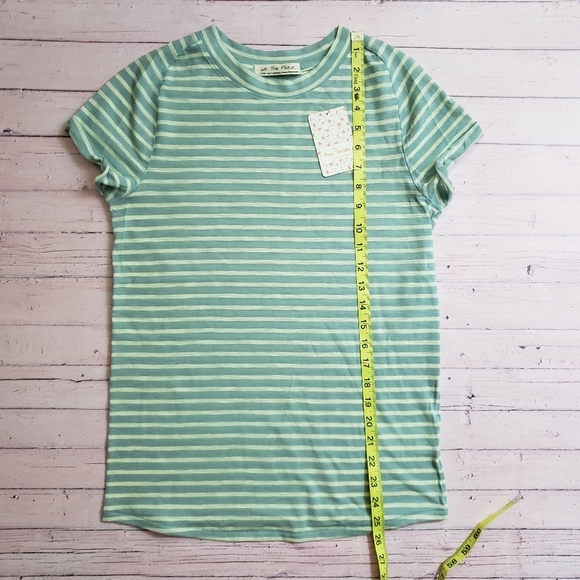 We The Free | Night Sky Stripe Tee in Sage Combo - Picture 13 of 14